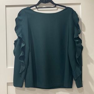 Club Monaco Ruffle Sleeve Blouse